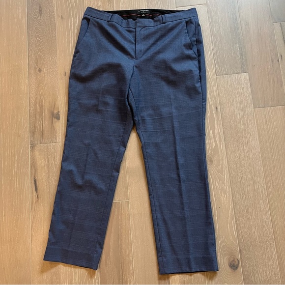 Banana Republic Factory Pants & Jumpsuits Blue Plaid Banana Republic Factory Ryan Curvy Fit